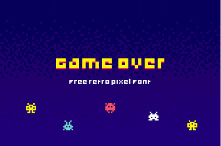 game over font